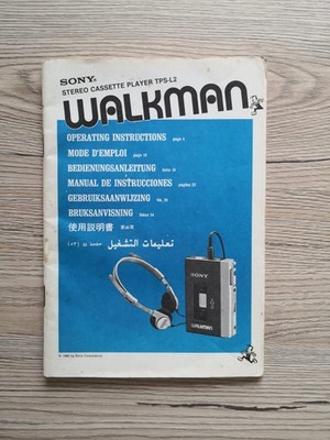 Bedienungsanleitung für Original Sony Walkman TPS-L2