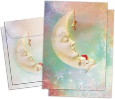 Tree-Free Greetings - Christmas Greeting Cards - 2 Cards, Dreams 
