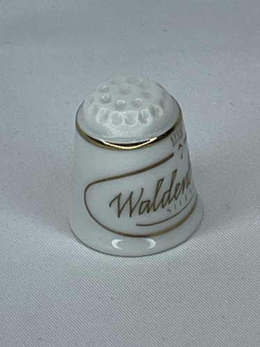 THIMBLE WGPH HALLMARKED 1985 "WALDENBURG" SILESIA W GERMANY HTF W Card - Picture 5 of 7