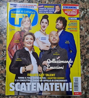TV SMILE & SONGS N.3 2021 - Italia's Got Talent - Milly Carlucci - Kabir Bedi