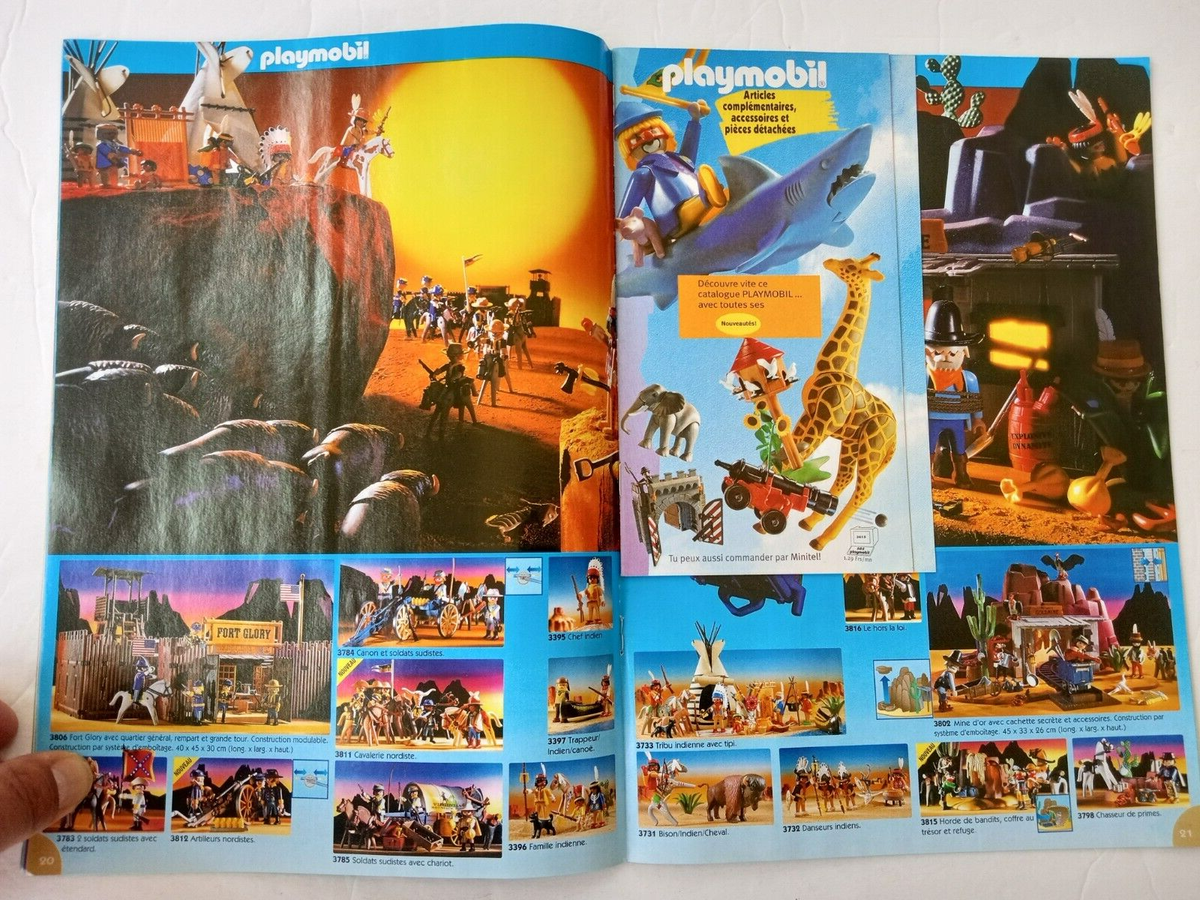 1996 PLAYMOBIL Catalog Action Figures Playsets & Attached 21 pg