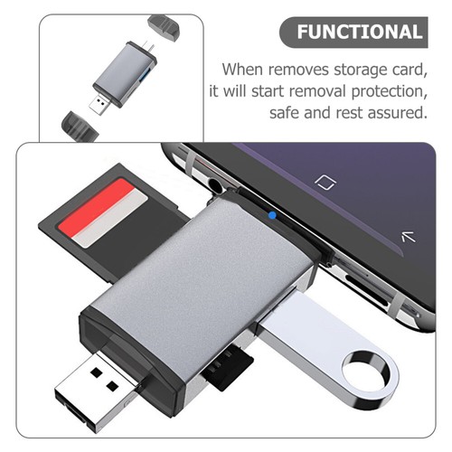 Practical Multipurpose Lightweight Portable Type-C Card Writer Laptop Phone - Picture 9 of 12