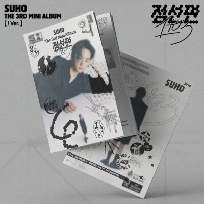 EXO SUHO [점선면(1 TO 3)] The 3rd Mini Album ! Ver/CD+Photo Book+Dice+2 Card+Poster