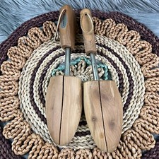 VTG Rochester Shoe Tree Co Cedar Wooden Shoe Trees Size Medium