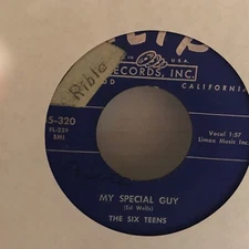 THE  SIX  TEENS    45  SINGLE  , MY SPECIAL GUY / ONLY JIM