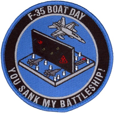 USAF 461st FLIGHT TEST SQUADRON   F-35 BOAT DAY PATCH