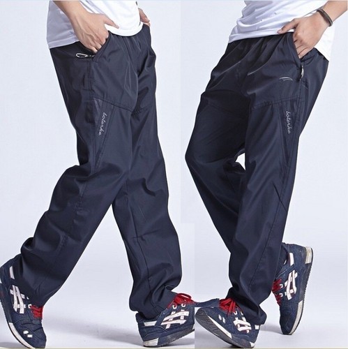 Pantaloni Uomo Casual Asciugatura Rapida Traspiranti Pantaloni Uomo Felpati Pantaloni Attivi - Foto 12 di 15