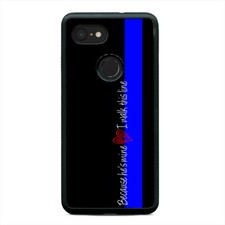 I Walk This Thin Blue Line Police Phone Case Cover For Google Pixel 3 3XL 2XL