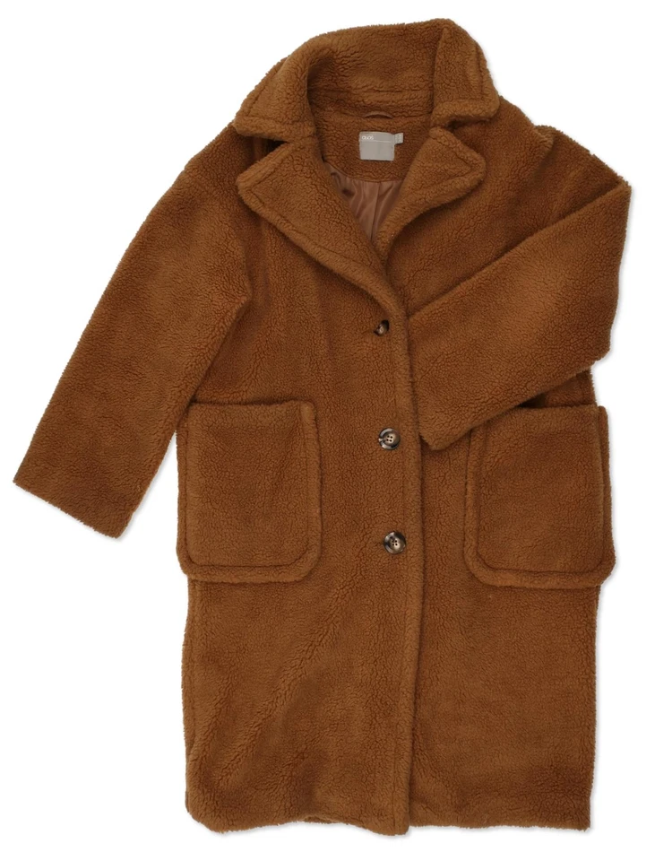 CHAQUETA OSO DE PELUCHE ASOS Abrigo 302792 Color Marrón Camel Talla US 12 Foto 2 de 3