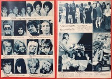 FRANCE GALL SYLVIE VARTAN Cher Dusty Springfield 1969 CLIPPING JAPAN ML 5M 2PAGE