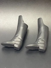2 NEW MEGO STAR TREK KLINGON BOOTS for 8" FIGURE AUTHENTIC ORIGINAL ITEM (M44)