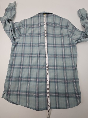 Men's Rip Curl Flannel Shirt In Multicolor Square Plaid - Size Medium - Picture 9 of 9
