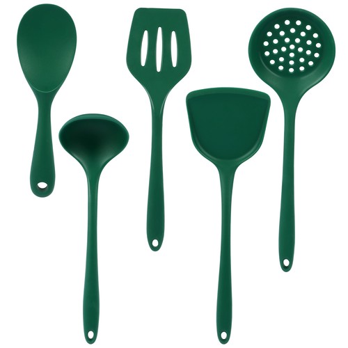 5 Pcs Cooking Utensils Set Nonstick Silicone Cookware Set Heat Resistant tezMI - Picture 9 of 10
