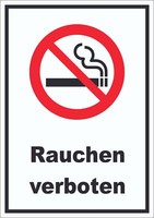 Rauchen Verboten Aufkleber