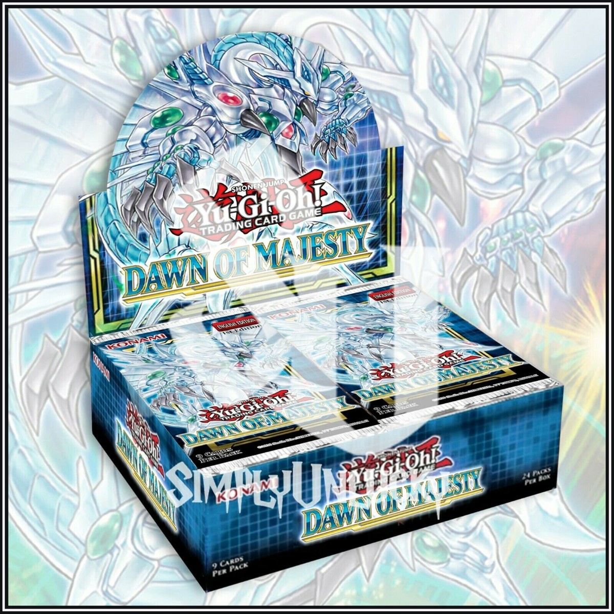 YuGiOh DAWN OF MAJESTY BOOSTER BOX 24 Packs FACTORY SEALED