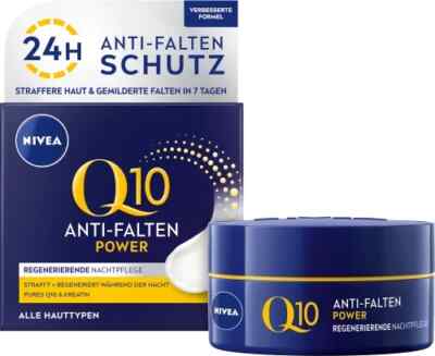 Nivea Q10 Anti-Falten POWER Regenerierende Nachtpflege  50ml  Neu !!!