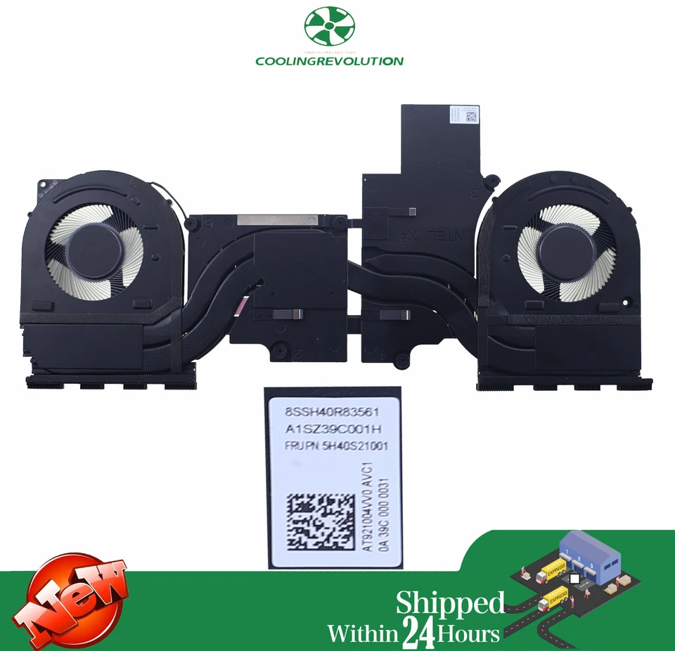 Laptop CPU GPU Heat sink Fan for LENOVO LOQ 15IRX9 15IAX9 5H40S21000 5H40S21001 - Image 2 of 2