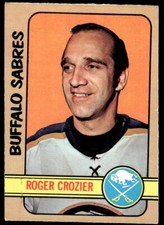 1972-73 O-Pee-Chee Roger Crozier Buffalo Sabres #50
