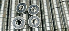 608 2RS Miniature Ball Bearing 6082RS 8x22x7MM NEW NMB Singapore LOT OF 50pc