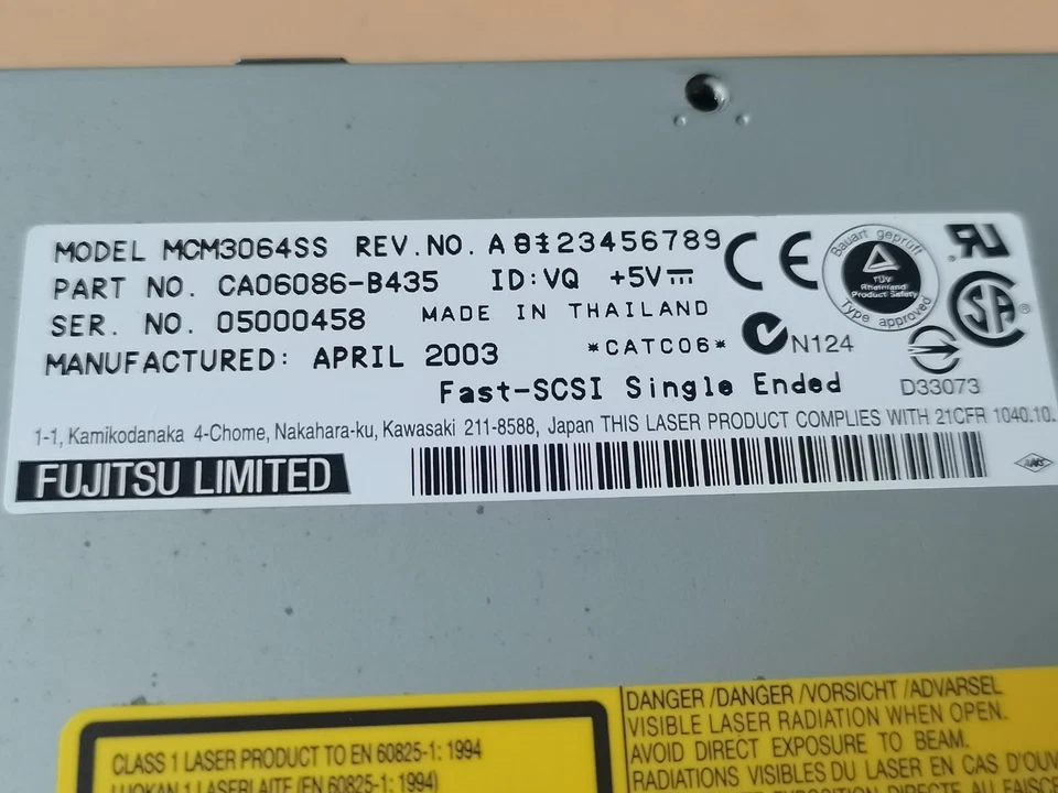 FUJITSU MCM3064SS Fast-SCSI Single Ended - Image 4 of 4