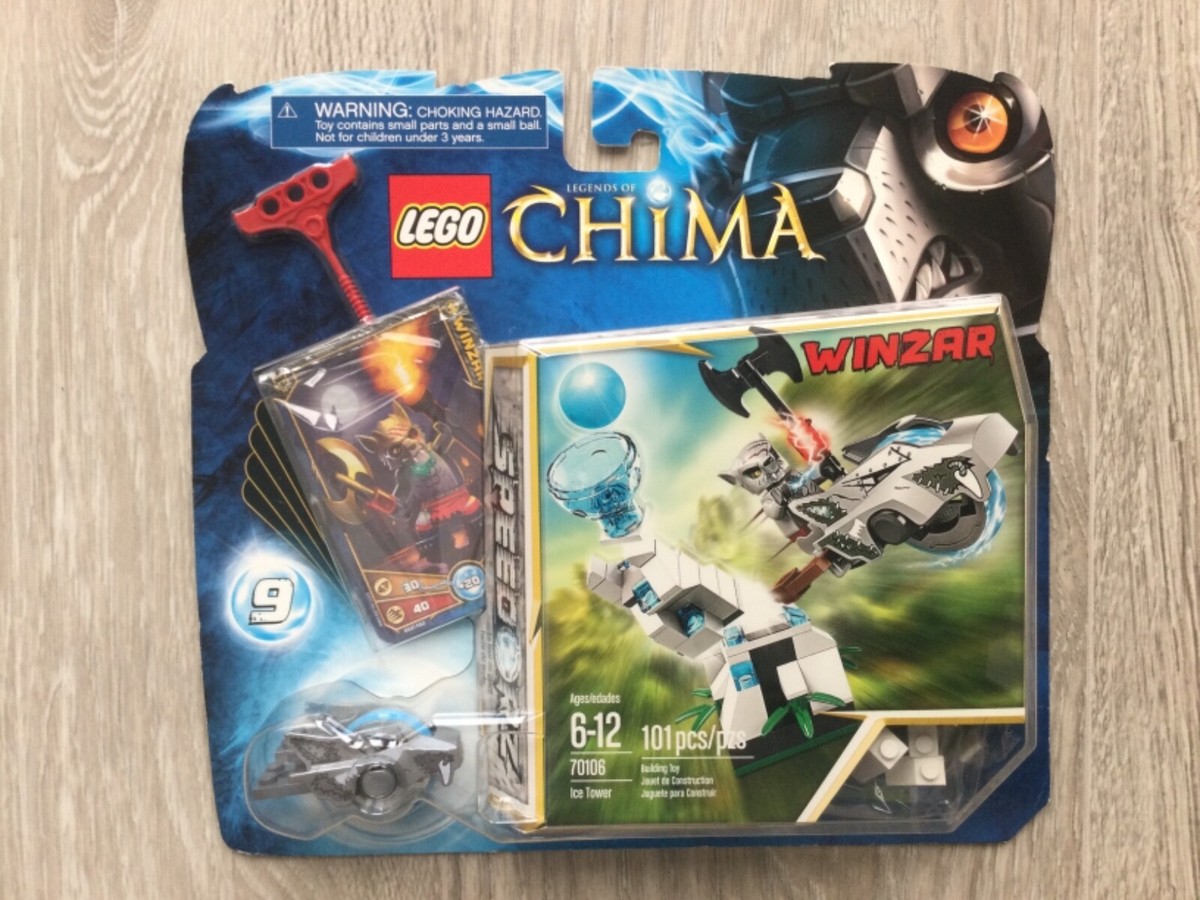 LEGO Chima 70106 Winzar ICE TOWER #9 Speedorz Wolf Minifigure