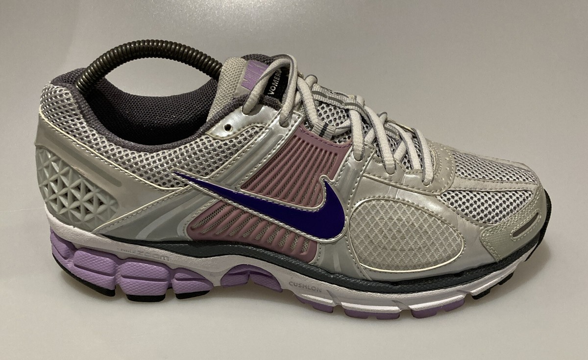 Nike Zoom Vomero 5 Silver/Purple Running Trainers UK 6.5 2010