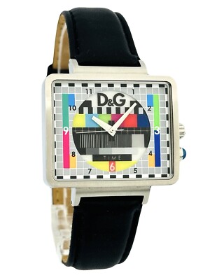 D&G TIME MEDICINE MAN シリーズ 腕時計 型番：DW0514 Dolce & Gabbana MEDICINE MAN Unisex DW0514 Analog Black Leather