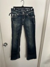 Womens vtg y2k miss me jeans size 26 boot