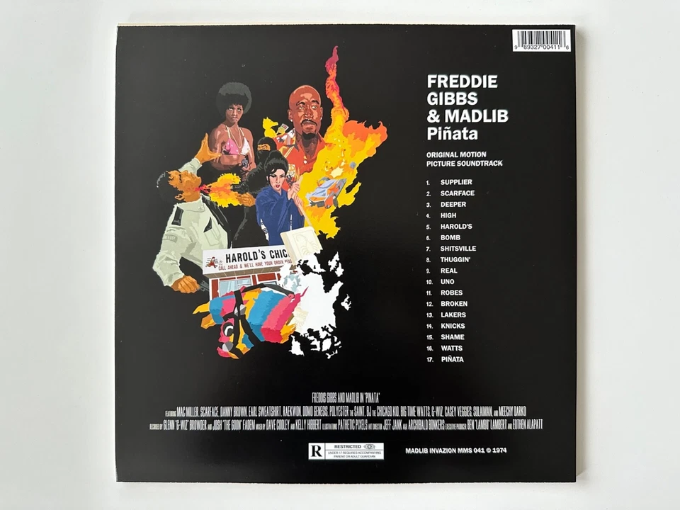 FREDDIE GIBBS & MADLIB - PINATA '74 VERSION - VINYL LP - MADLIB INVAZION-MMS041 - Image 3 of 4