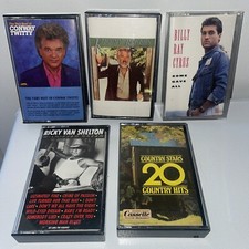 Country Classic Cassettes - 80  s, 90  s Lot of 5 Conway Twitty Kenny Rogers