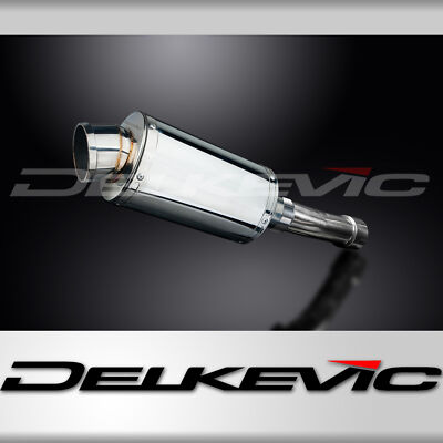 Kawasaki ER5 1996-2007 Slip On 9'' Oval Stainless Exhaust Muffler Kit
