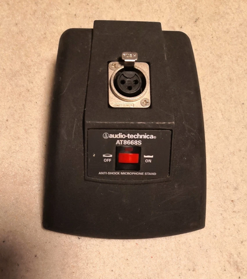 Audio Technica AT8668S Mikrofon Tisch Ständer Anti-Shock Microphone Stand XLR