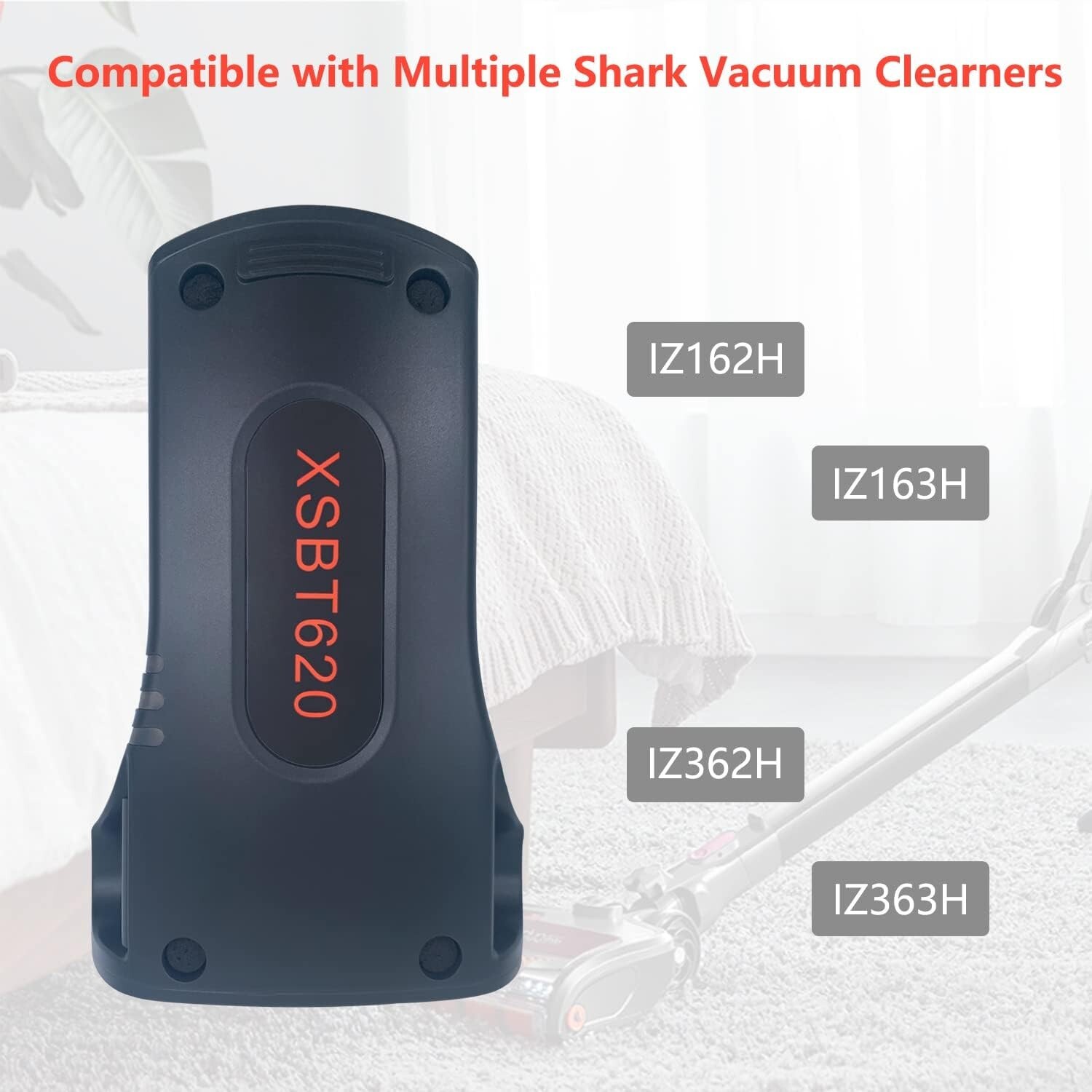 SLODA XSBT620 Battery for Shark Vacuum Cleaner IZ102ANZ,IZ162H,IZ163H