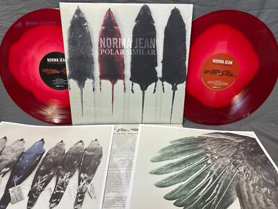 Norma Jean polar similar 2xLP Red/White Autographed Ltd 100 metalcore underoath