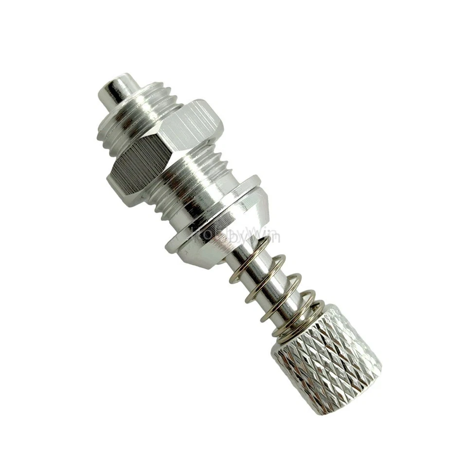 Silver Aluminum Medium Revolving Canopy Mounting Lock RC Racing Speedboat part - Image 4 of 4