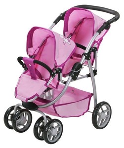 poussette pour poupon jumeau