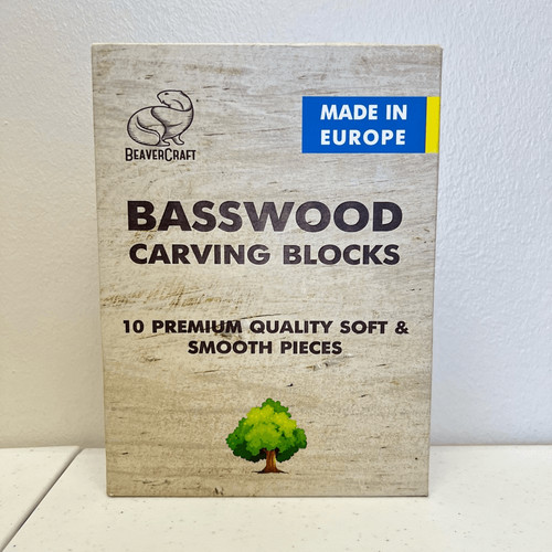 BeaverCraft BW10 Large Basswood Carving Blocks Set Bass Wood for Wood Carving