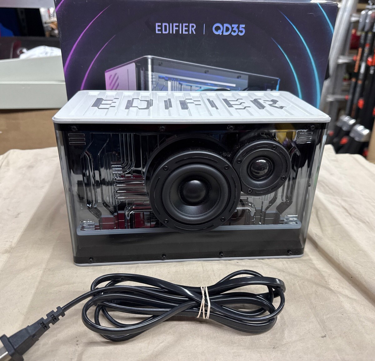 Edifier QD35 Tabletop Bluetooth Wireless Speaker Hi Res Audio - | eBay