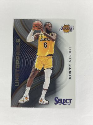 2022-23 Panini Select Unstoppable LeBron James #7