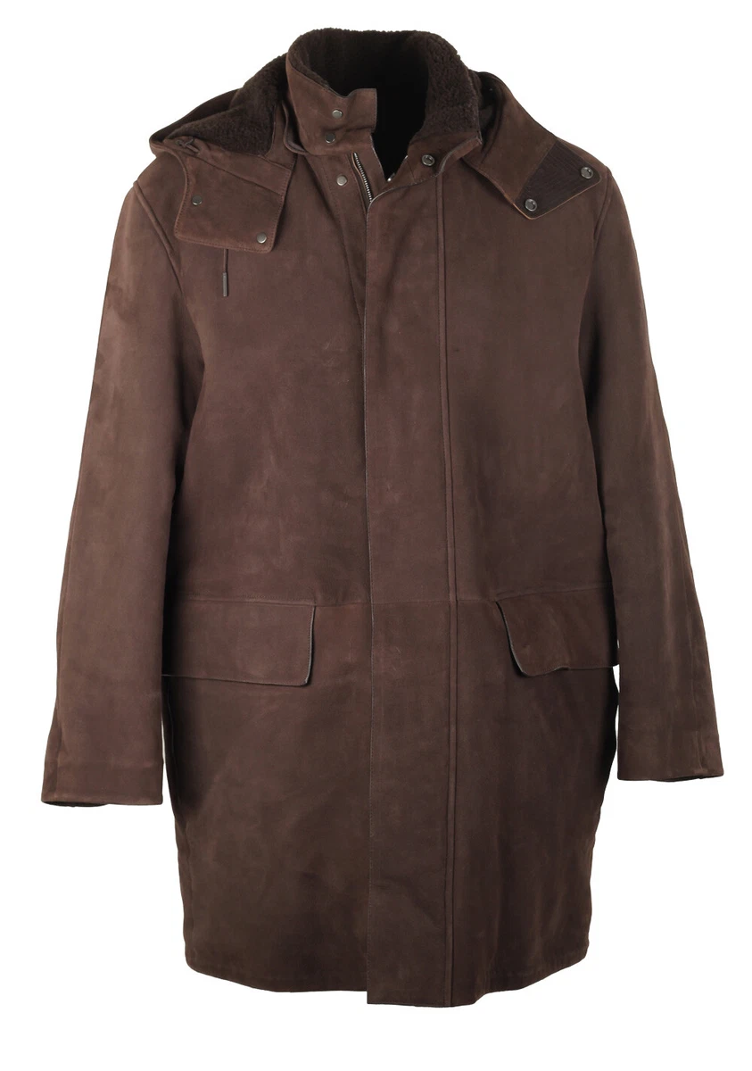 Ermenegildo Zegna Coat Leather Outer Shell Coats, Jackets & Vests