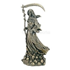Caronte con Guadaña Barquero del Hades Inframundo Estatua Escultura Acabado Bronce