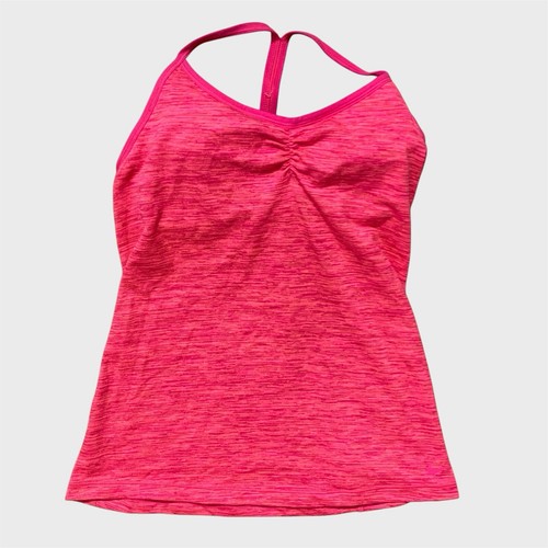 Nike Dri-FIT Pink Tank Top integrierter BH Gr. S 648565-612 Racerback Gym Yoga