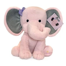 Kinrex Stuffed Elephant Animal Plush Toys For Baby, Boy, Girls Great For Nursery