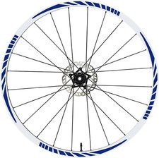 L009 Adesivi cerchi ruote mtb bici mountain bike corsa strisce completo x2 ruote