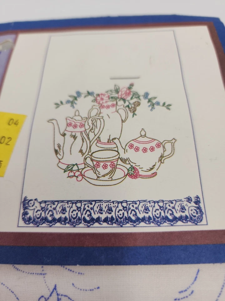 Toalla de plato vintage Nojae of Fairway Needlecraft 16x30 pulgadas. Nuevo en paquete. Foto 3 de 4