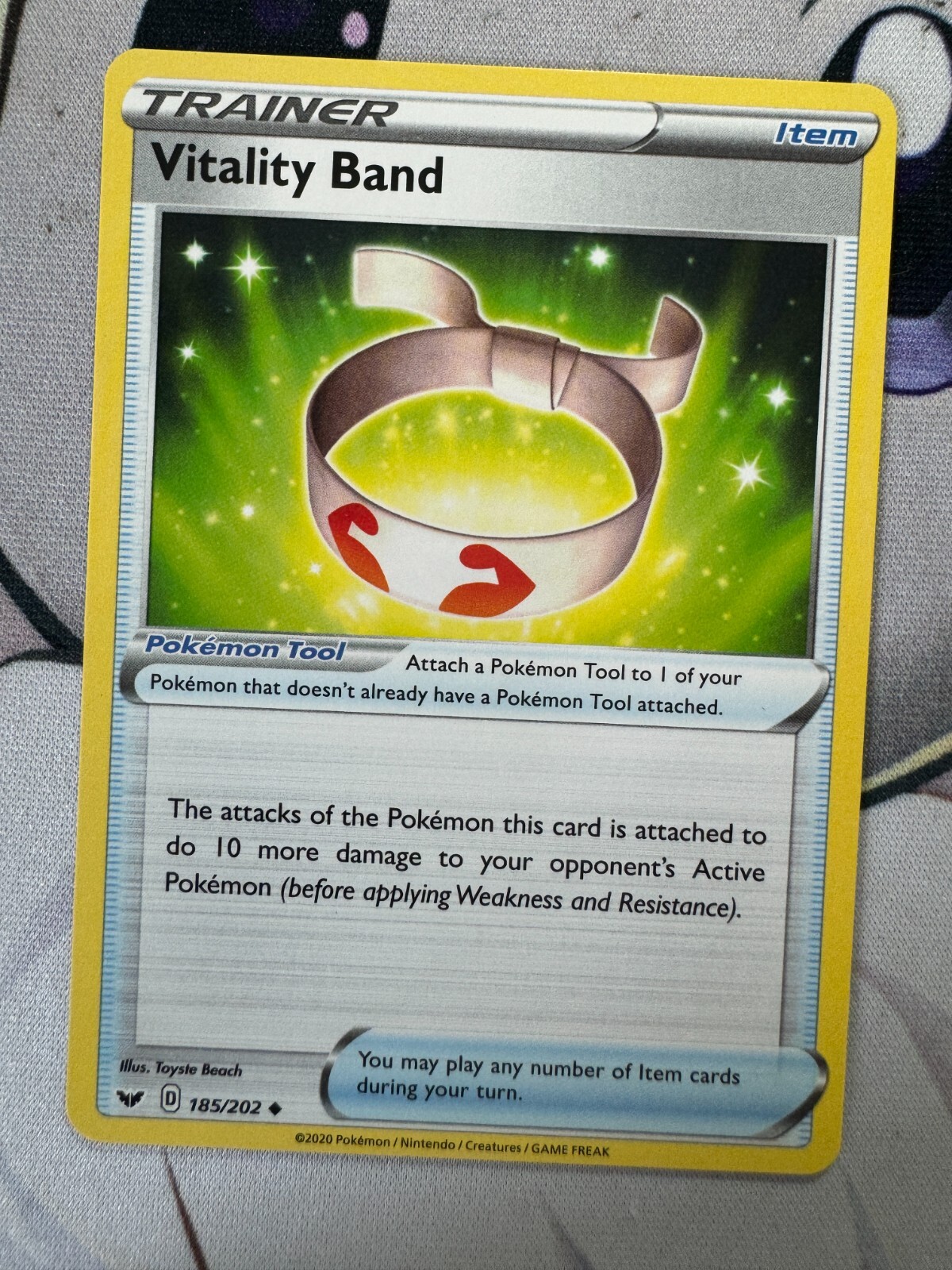 Vitality Band Non Holo English Pokemon TCG BKD875