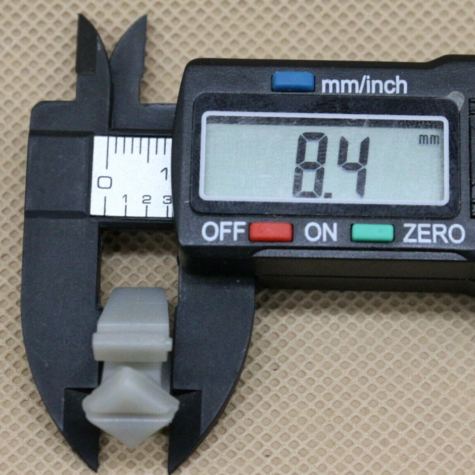 10 For Nissan Maxima & Stanza Grille Assembly Retainer Fastener Clips 0155303831 - Image 3 of 3