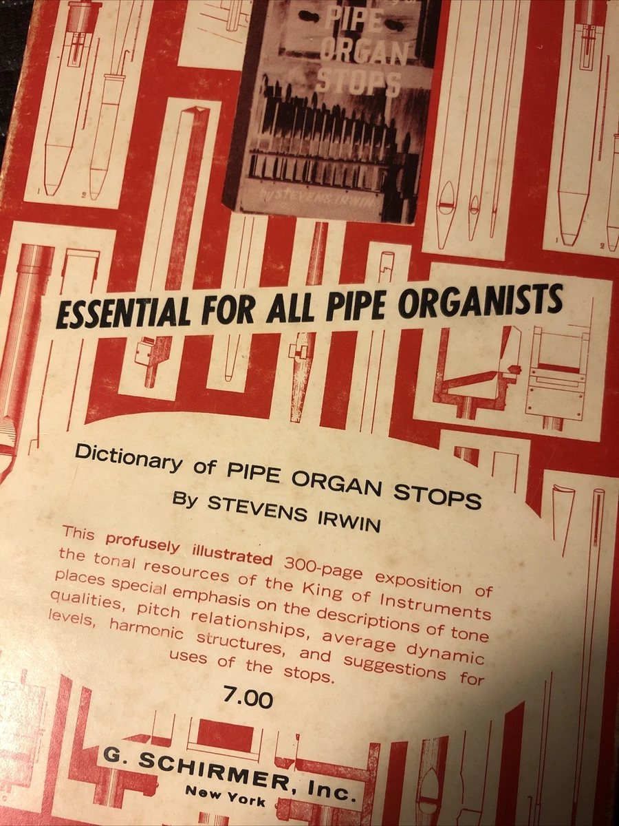 Dictionary of pipe organ stops deals