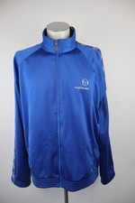 Sergio Tacchini Zip Up Casual Sport Jacket Hoodie Men Size 54 Regular Blue