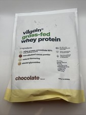 Vilgain Whey Protein Powder Grass Fed 1kg 33 serv Chocolate Exp 07/26 34.99 per kilo